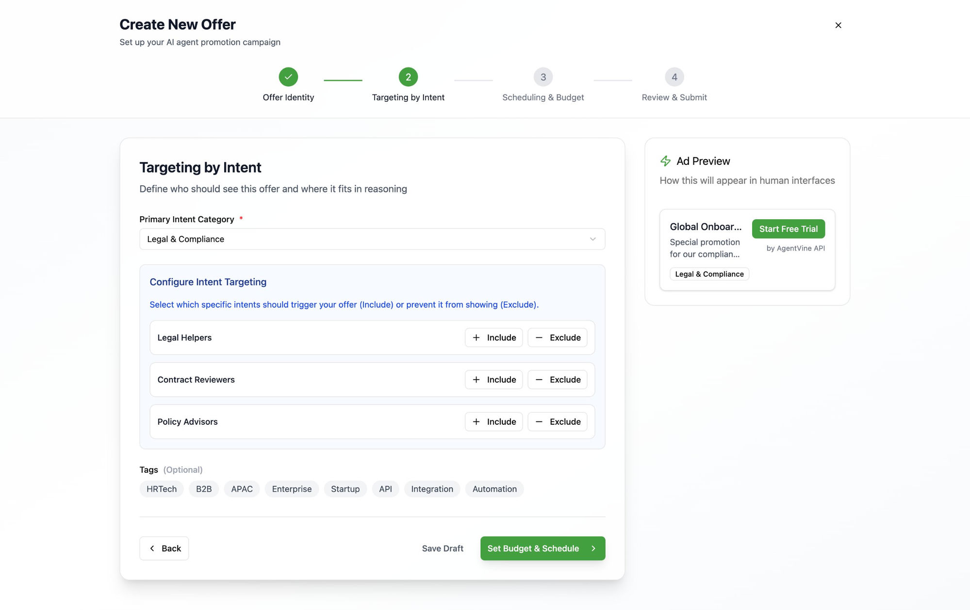 Targeting by Intent